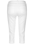 GERRY WEBER White Capri trousers, BEST4ME