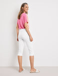GERRY WEBER White Capri trousers, BEST4ME