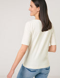 Top with mid-length sleeves