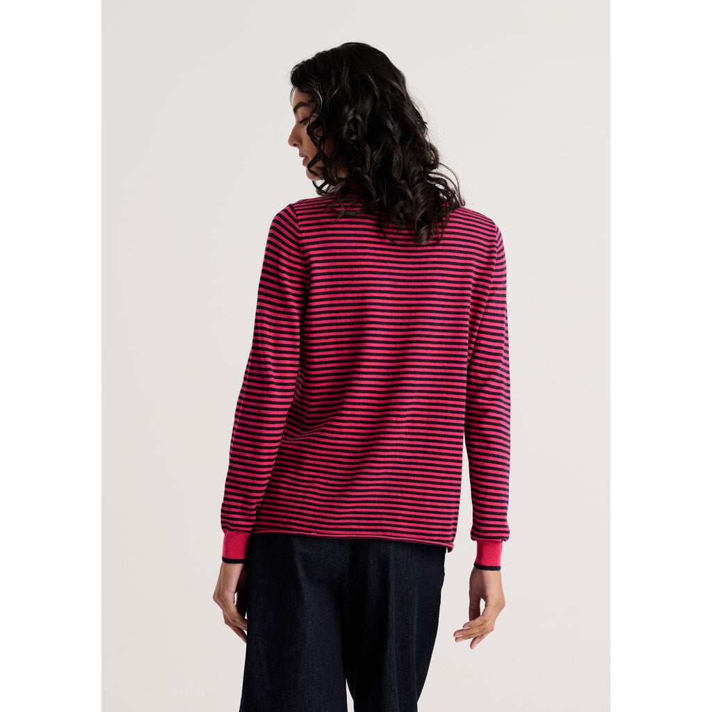 Pullpover - Navy & Pink