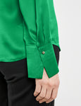 Gerry Weber - Green SILK long sleeve blouse