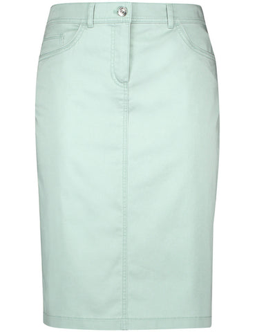 Gerry Weber stretchy cotton white skirt