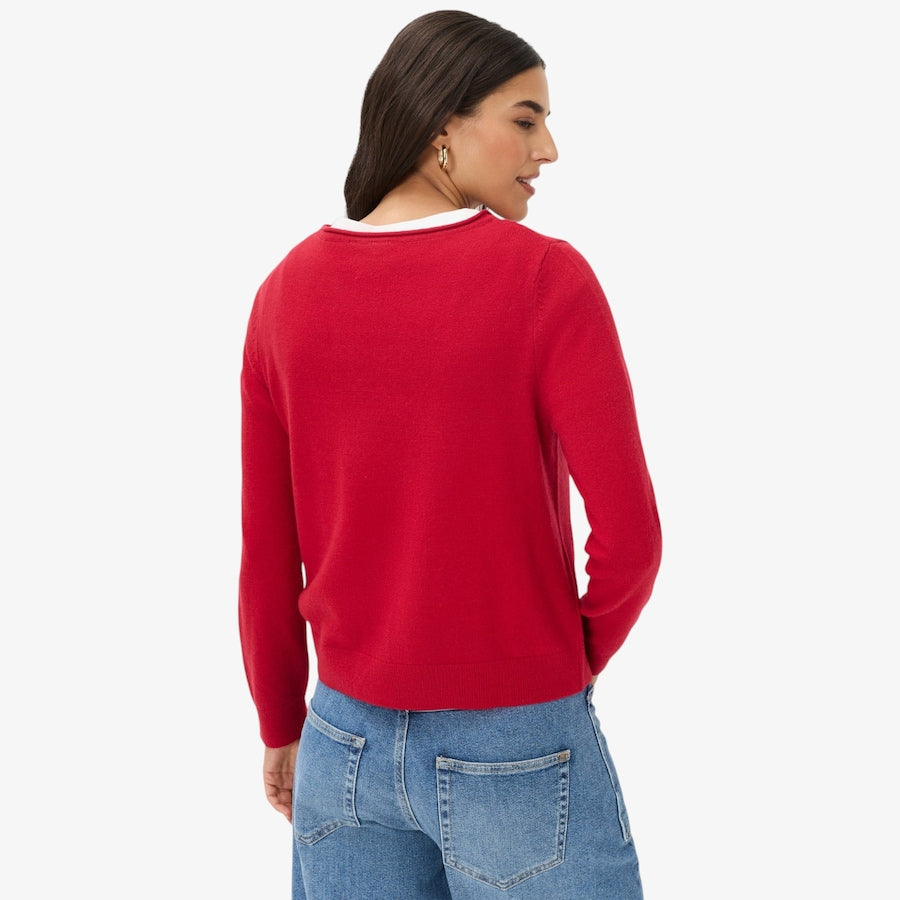 Blue Red Pullover