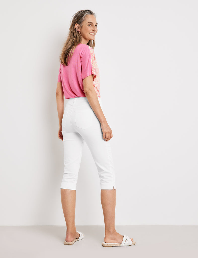 GERRY WEBER White Capri trousers, BEST4ME – The Shoppe - Women's Fine  Fashion