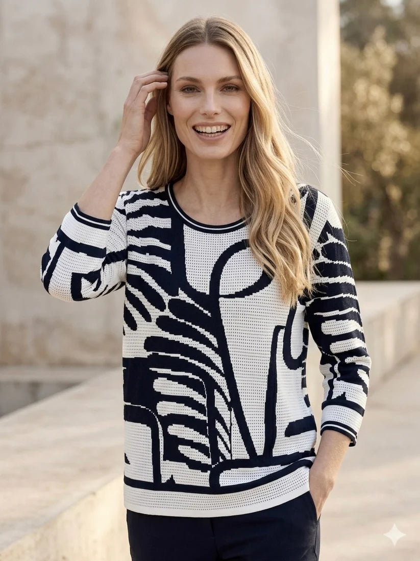 Jacquard Pullover