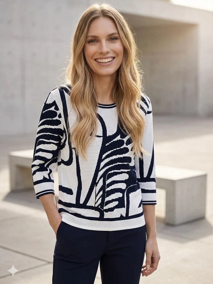 Jacquard Pullover