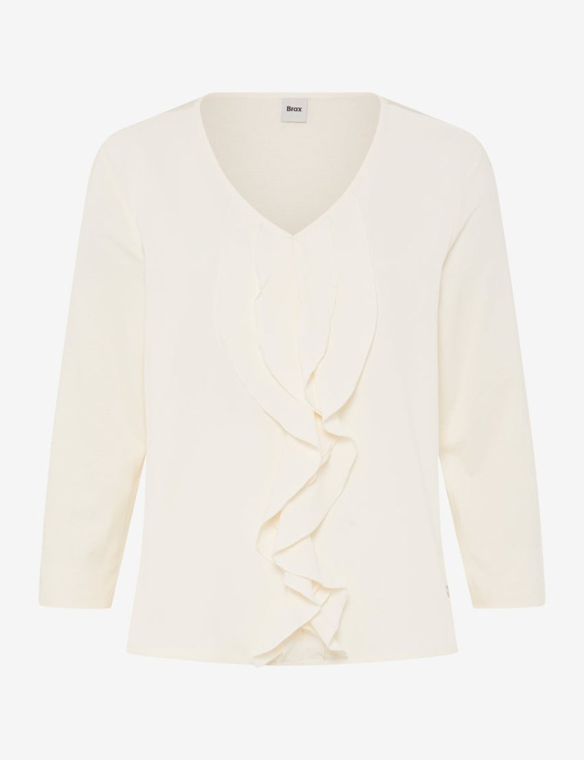 V-neck viscose blouse