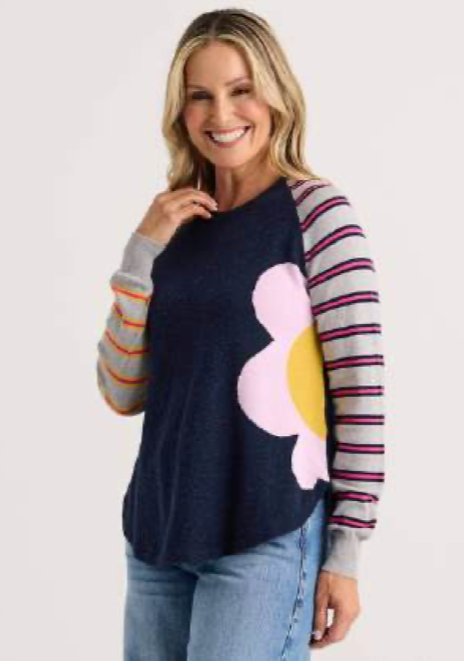 Navy pullover
