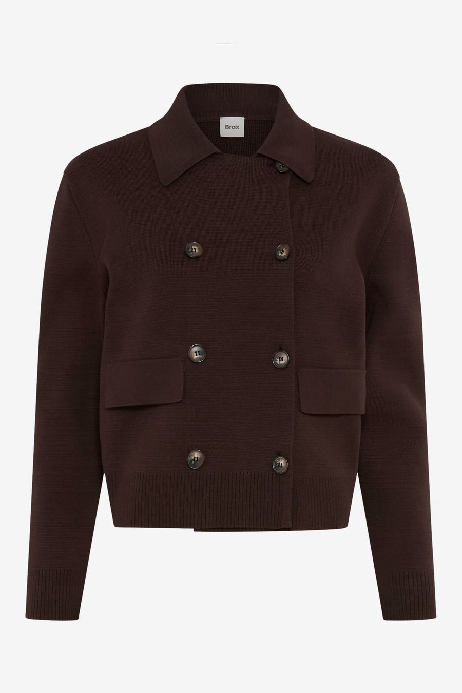 Structured double-breasted Anni cardigan