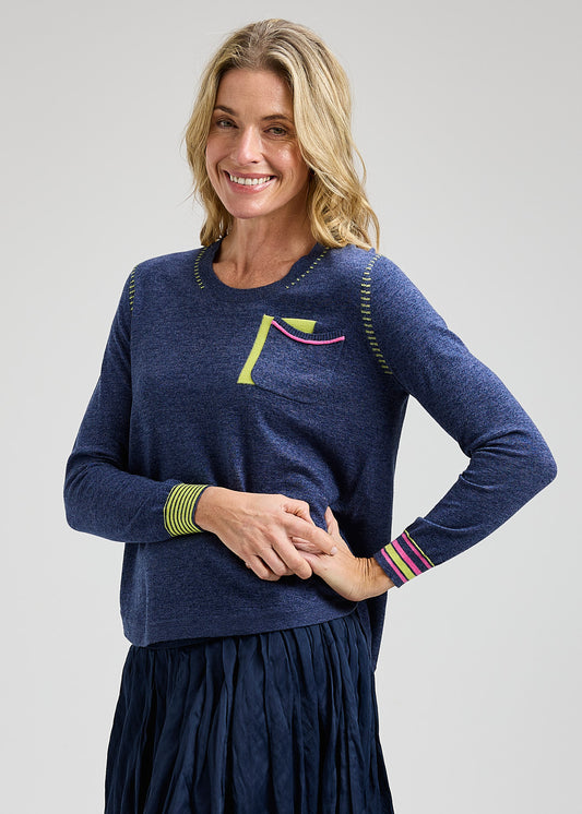 Denim Soft pullover. Best seller