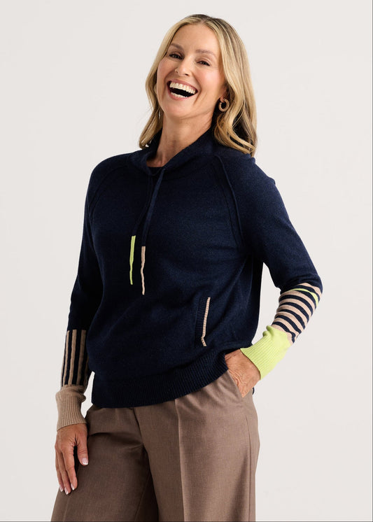 Navy Sweater with pockets