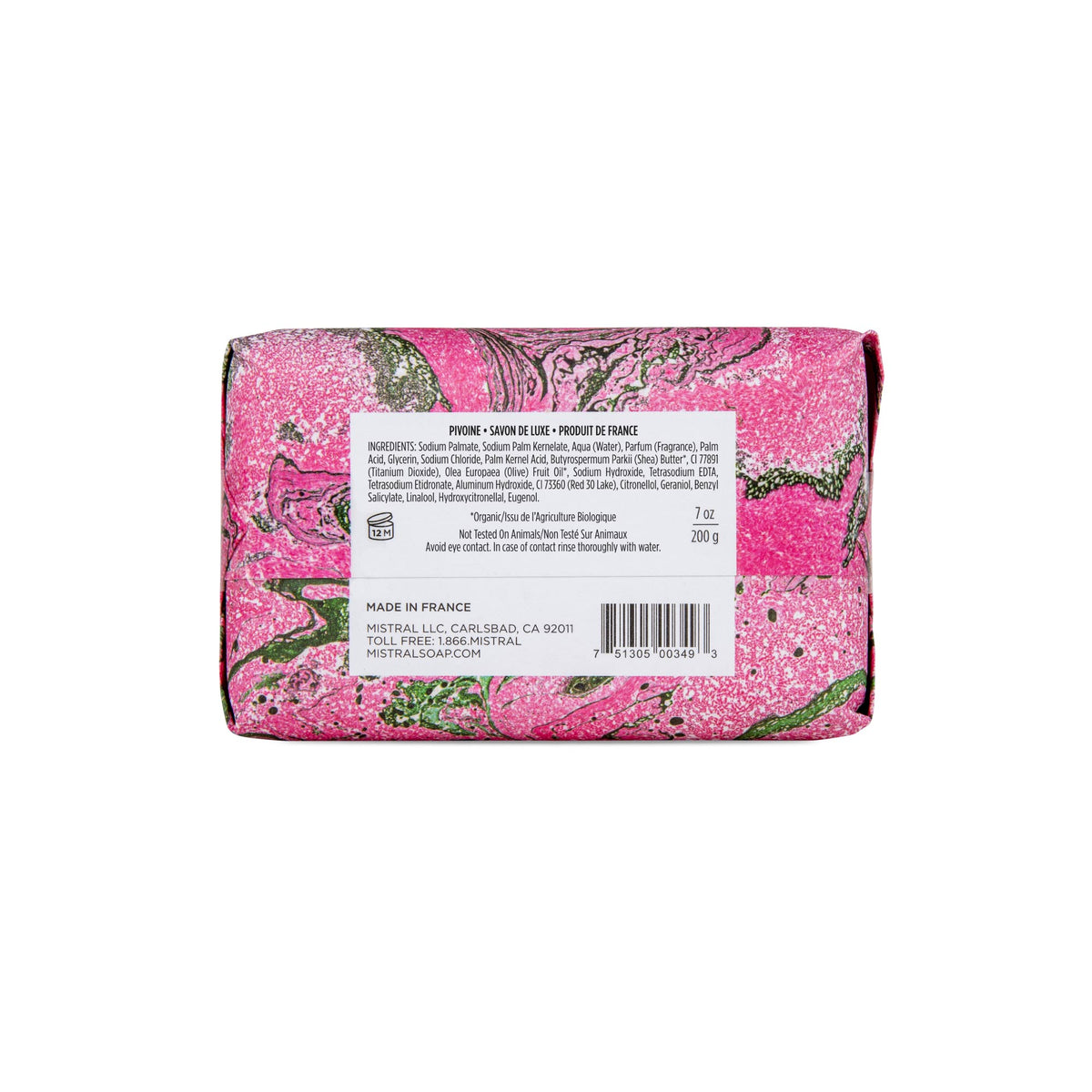 Peony soap - Made in France
