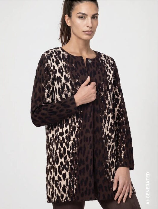 Elegant Jacket jacquard pattern
