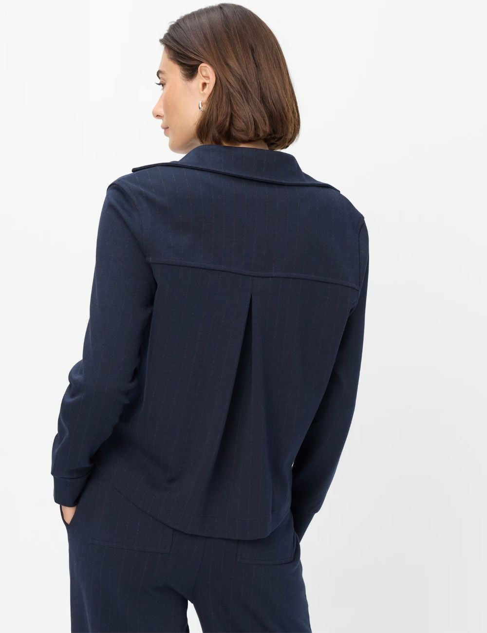 Navy Bette Blouse