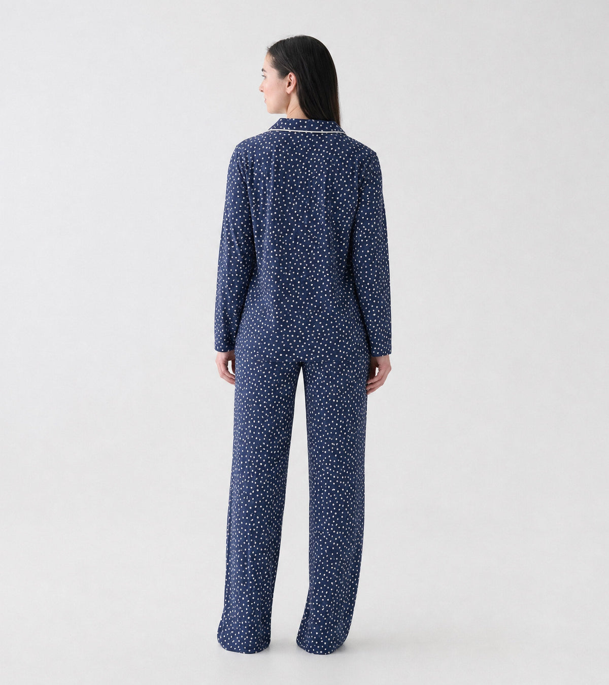 Women's Polka Dots Cotton Pajama Set