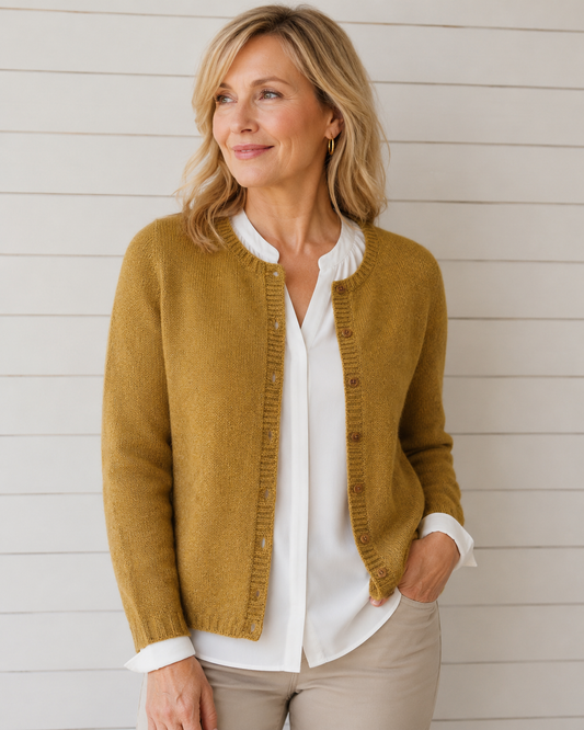 Mustard Yak cardigan