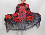 Poppy Flower Scarf