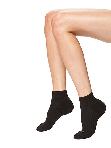 Air Cushion Quarter Top Socks - BLack