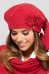 Elegant Beret "Barcelona" - Red