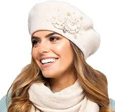 ELEGANT BERET "BARCELONA" - Rose